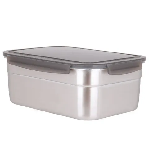 쿡위즈 클래식 직사각 반찬통 8호 2.9L 스텐 밀폐용기 야채보관