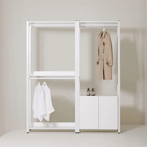 아이언 철제 시스템 드레스룸 1800 세트 도어수납