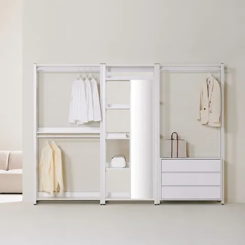 아이언 철제 시스템 드레스룸 2800 세트