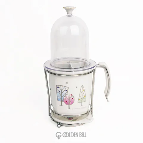 [ 롯데백화점 ]아이스크림 물받이 수저통(대)+뚜껑
