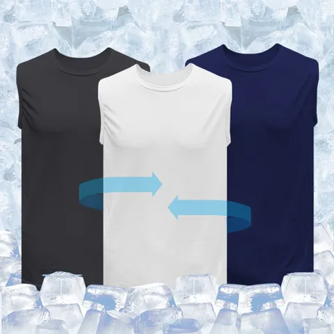 메이프 쿨론 남자 민소매 헬스 나시 티 머슬 2장 세트 MF_FN_002