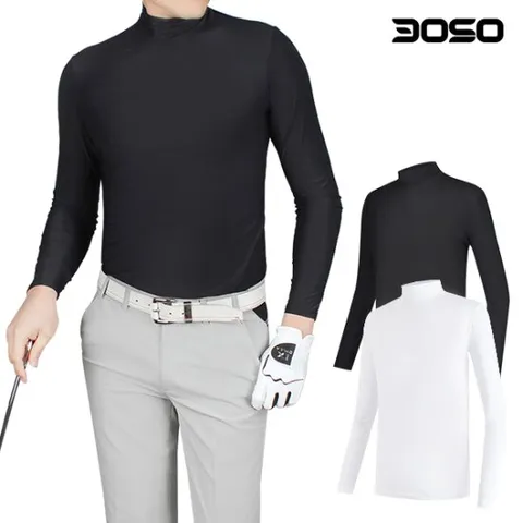 [삼공오공]골프웨어 남성 기능성 냉감 언더레이어 터틀넥 골프티