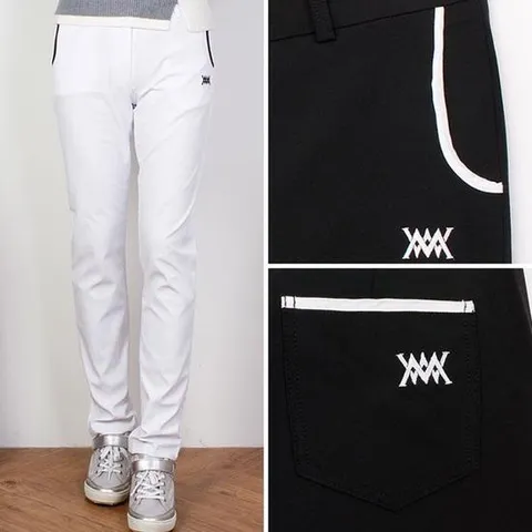 [잇백잇슈] 엣지배색봄여름골프바지 중년여성스판팬츠