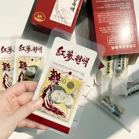 홍삼 파우치 용돈 박스 보약 한약 이벤트 부모님 어버이날 선물