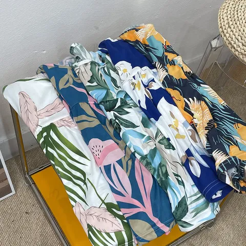 트로피칼 여성 3피스 잠옷 5종 택1 파자마 반바지 긴바지 세트