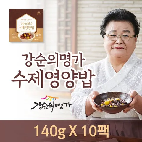 강순의 수제 영양밥 10팩(140g/팩)
