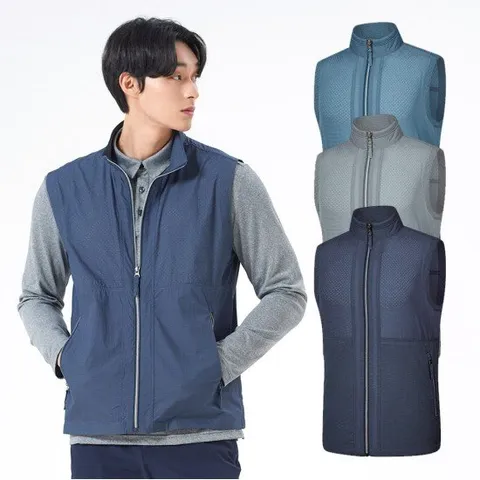 콜핑 남성 여름 경량 펀칭 등산조끼