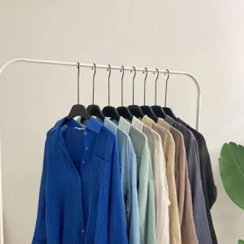 인싸템 12컬러 롤업소매 거즈 여유핏 셔츠(12color)