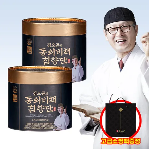 김오곤 동의비책 침향단 3.75g x 100환 2박스 + 고급쇼핑백2개 증정