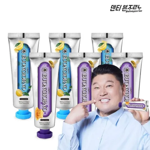 덴티본조르노 치약 100g 잇몸 3개+치석 3개