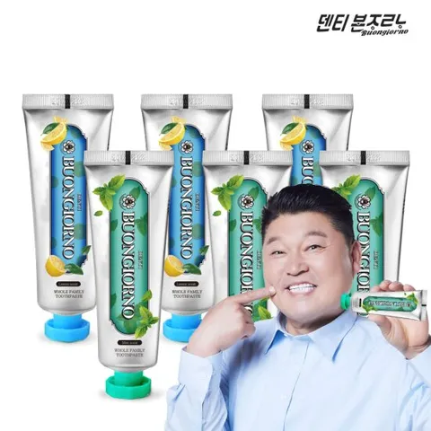 덴티본조르노 구취케어 치약 100g3개 +치석케어 치약 100g 3개