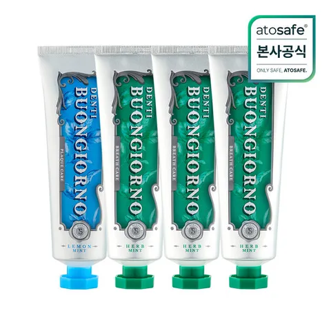 덴티본조르노 치약 100g 구취 3개+치석 1개