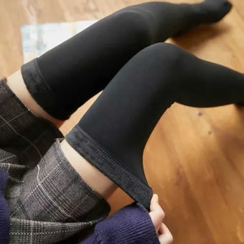 스타킹쇼핑몰 무릎위 겨울 타이즈 긴목 워머 오버니 삭스 반양말