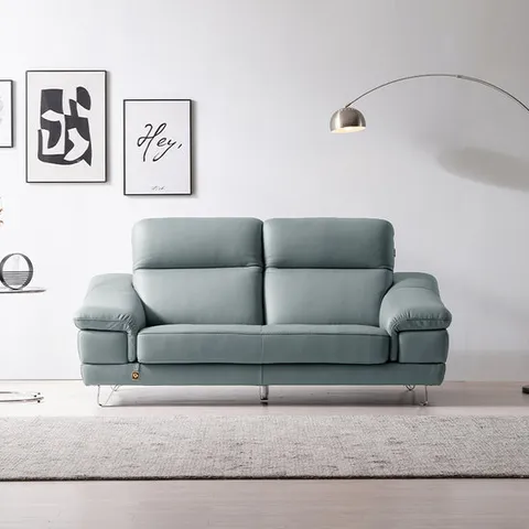 [다우닝] 레아 스테디 3인 전체 통가죽 소파