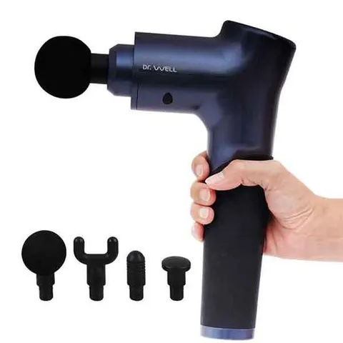 닥터웰 고성능 진동 안마기 무선 자동 마사지건 전동 근육 근막 마사지건 DR-2600