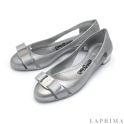 [FERRAGAMO] 페라가모 바라 젤리 펌프스 VARA-JELLY-3CM SILVER