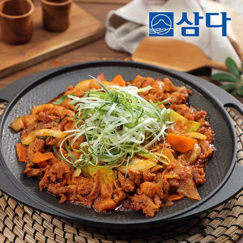 [삼다]제주돈 고추장,간장 불고기 2kg (8팩/소포장) / 소시지