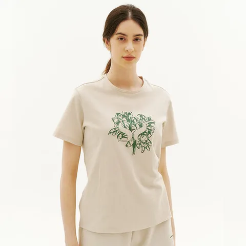 Linen GMT Fruit S Rouge Short T-shirt[Greige]