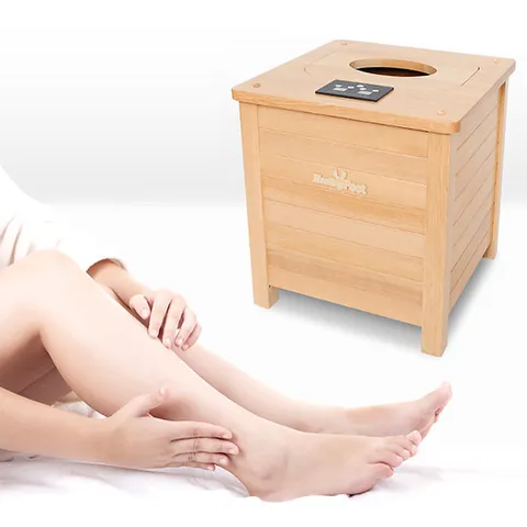 굿프렌드 힐링풋 건식 좌훈겸용 원목 족욕기 족탕기