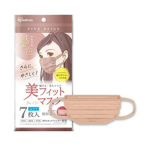 Be-Fit 마스크 7매 핑크베이지
