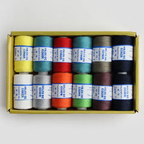 소잉데일리] 소형 봉제사 재봉 손바느질 12종 세트 실