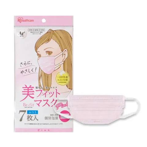 Be-Fit 마스크 7매 핑크