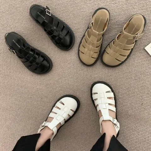 쏭스마켓 바캉스 스트랩 샌들 슬리퍼 6162