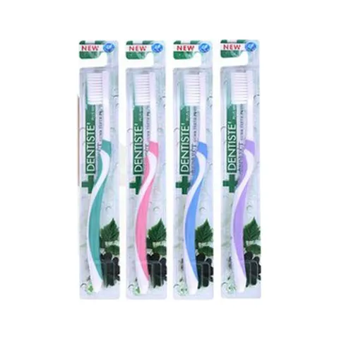 [ 롯데백화점 ][덴티스테] 고급 이중 미세모칫솔 1개 랜덤