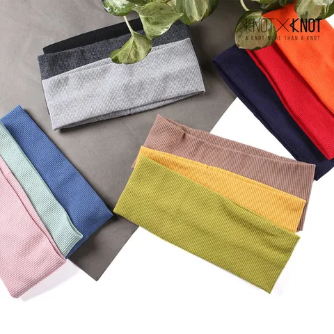 [KNOTXKNOT] 3p 단독 기획 얼반 데일리 심플 골지 헤어밴드