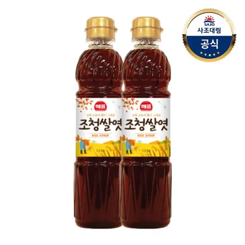 [사조대림] 조청1.2kg(쌀엿) x2개