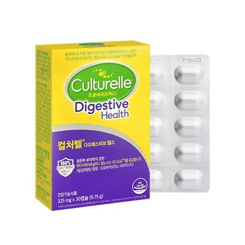 컬처렐 다이제스티브헬스 LGG유산균 30캡슐 (1개월)