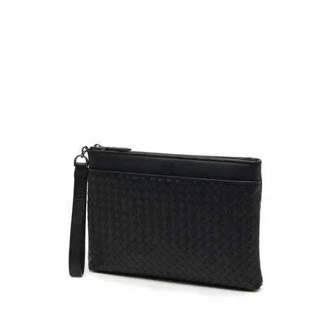 [ 롯데백화점 ][닥스ACC][PORTSMOUTH+] 블랙 핸드크래프트 메쉬 미디움 클러치백 DBBA2F725BK