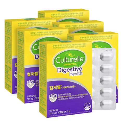 컬처렐 다이제스티브헬스 LGG유산균 180캡슐 (6개월)