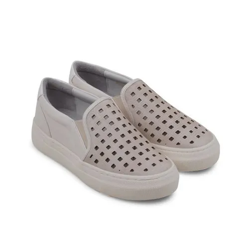 [바니플랫] 여성 여름 펀칭 슬립온 스니커즈 BPS81240WW