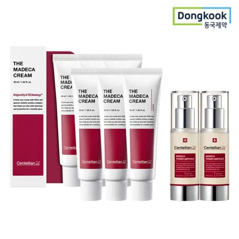 센텔리안24 더마데카크림 45ml 6개+마데카 파워 앰플 30ml 2개