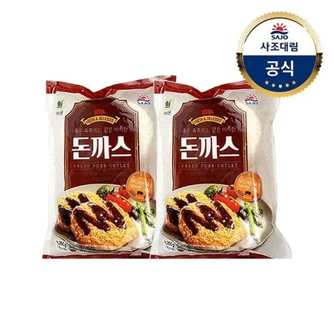 [대림냉동] 대림선돈까스 1,350g x2개