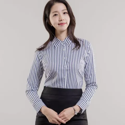 여성 기본 스트라이프 셔츠 남방 빅사이즈