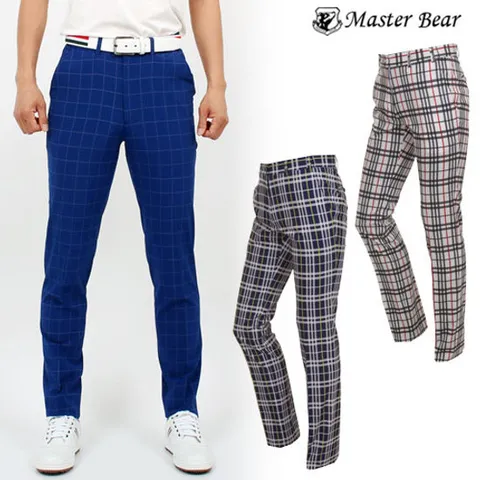 남성 여름 체크 패턴 균일가 팬츠 2종 택일 (MASTER BEAR)