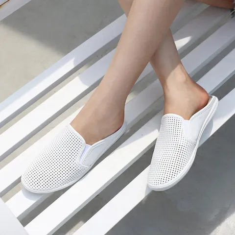 [바닐라슈] 드로슨 펀칭 양밴딩 탄력 블로퍼 스니커즈(2cm)