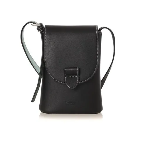 [ 롯데백화점 ][에스콰이아]22SS 신상 투톤 컬러 포인트 트렌디 아이템 크로스 휴대폰백 ECBSHB874BK