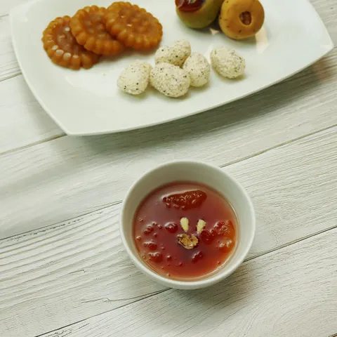 백자 수라인 물김치 그릇 2p