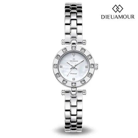 디유아모르 로세토 DAW3401M-SW 여성 다이아몬드 메탈 손목시계