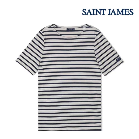 세인트제임스 반팔티 레반트 모던 스트라이프 9863-50