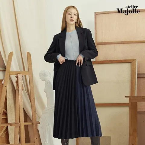 아뜰리에마졸리 미에뜨 체크 플리츠 스커트 1종 [런칭 가격 89,900원]