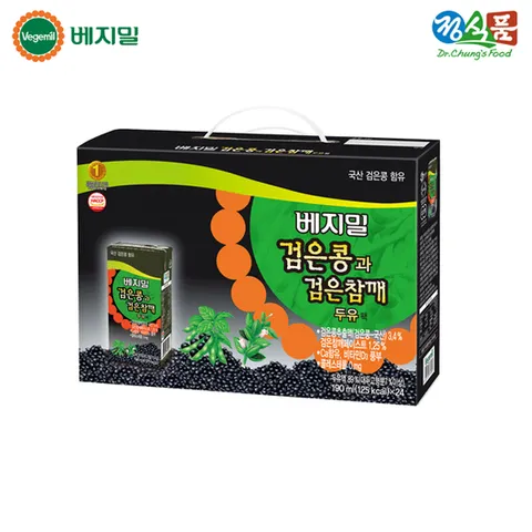 [베지밀]베지밀 검은콩과 검은참깨 190mlx24팩