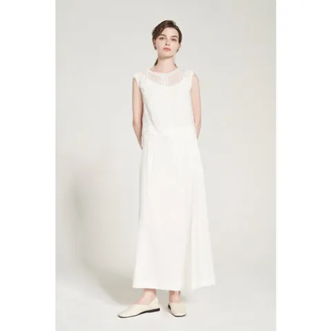 [ 현대백화점 ][도호]DW5SV610 레이스 슬리브리스 탑