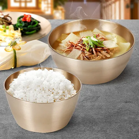 생활식기 1인 방짜유기세트 반상기 놋그릇