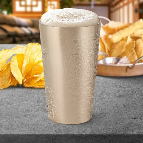 맥주컵 대 방짜유기맥주잔 인생술잔 선물 홈카페