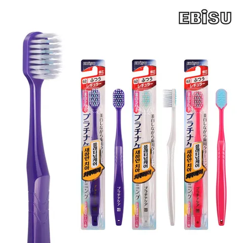 에비스칫솔 플래티넘케어 3개 화이트닝 미백케어