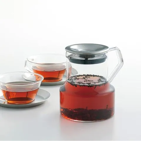 킨토 캐스트 유리티포트 450ml / 주전자 차거름망포함